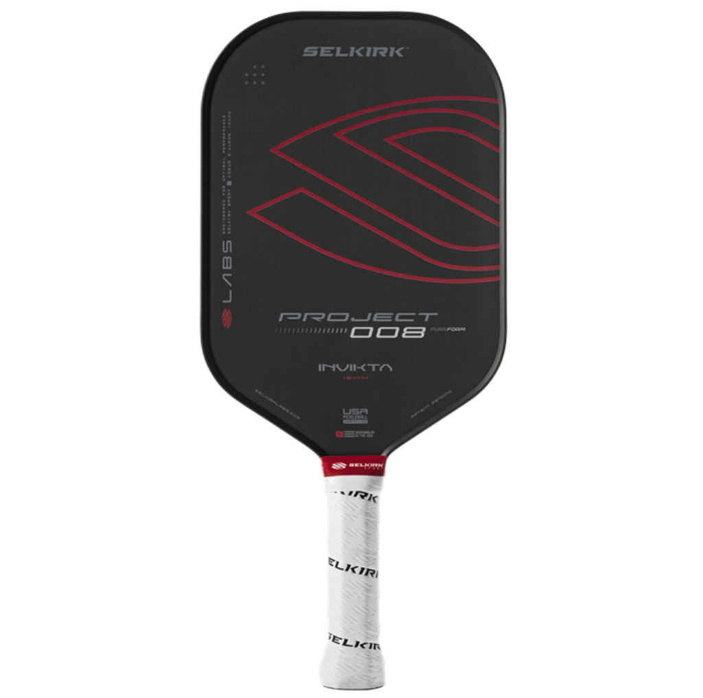 Vợt Pickleball Selkirk LABS Project 008 Invikta 'Black Red'