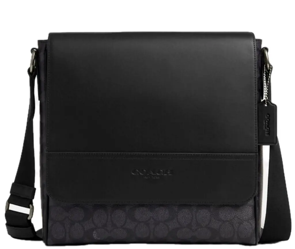 Túi Coach Houston Map Ba 'Black' CZ399-QBMI5