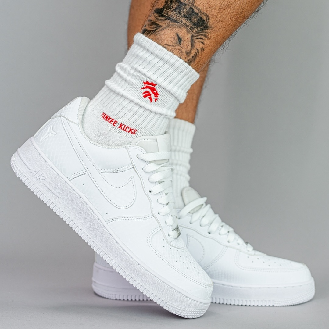 Giày Nike Air Force 1 Low 'Kobe Bryant Forever White' IB0018-100 - Ảnh 3