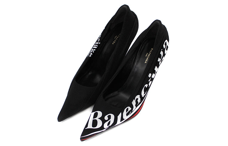Alternative view of Giày Balenciaga Campaign Logo Pumps 'Black' 495777W0600-1091