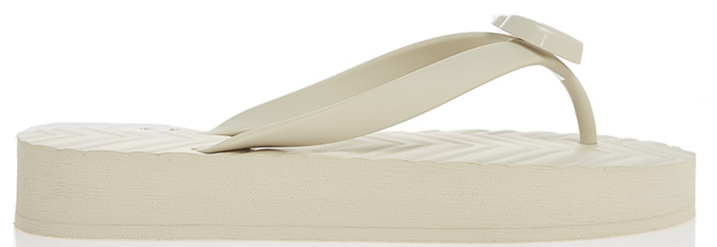 Dép Gucci Chevron Thong Sandal 'White' 655463-J8710-9022