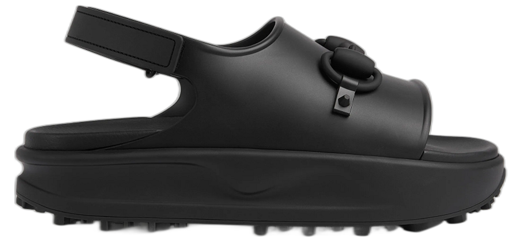 Dép Gucci Horsebit Flatform Sandal 'Black' 747752-JAAC9-1000