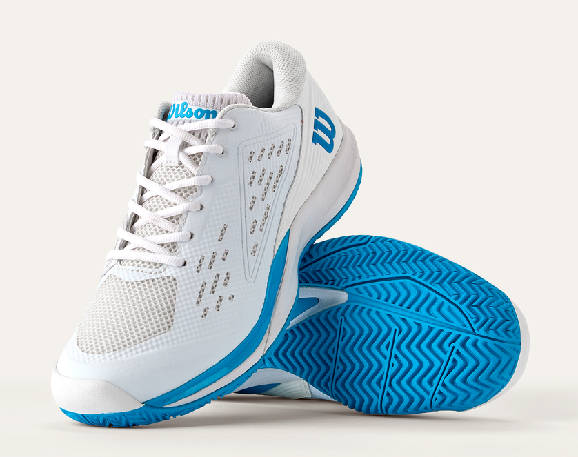 Giày Wilson Rush Pro Ace 'White Blue' WRS335900U - Ảnh 4