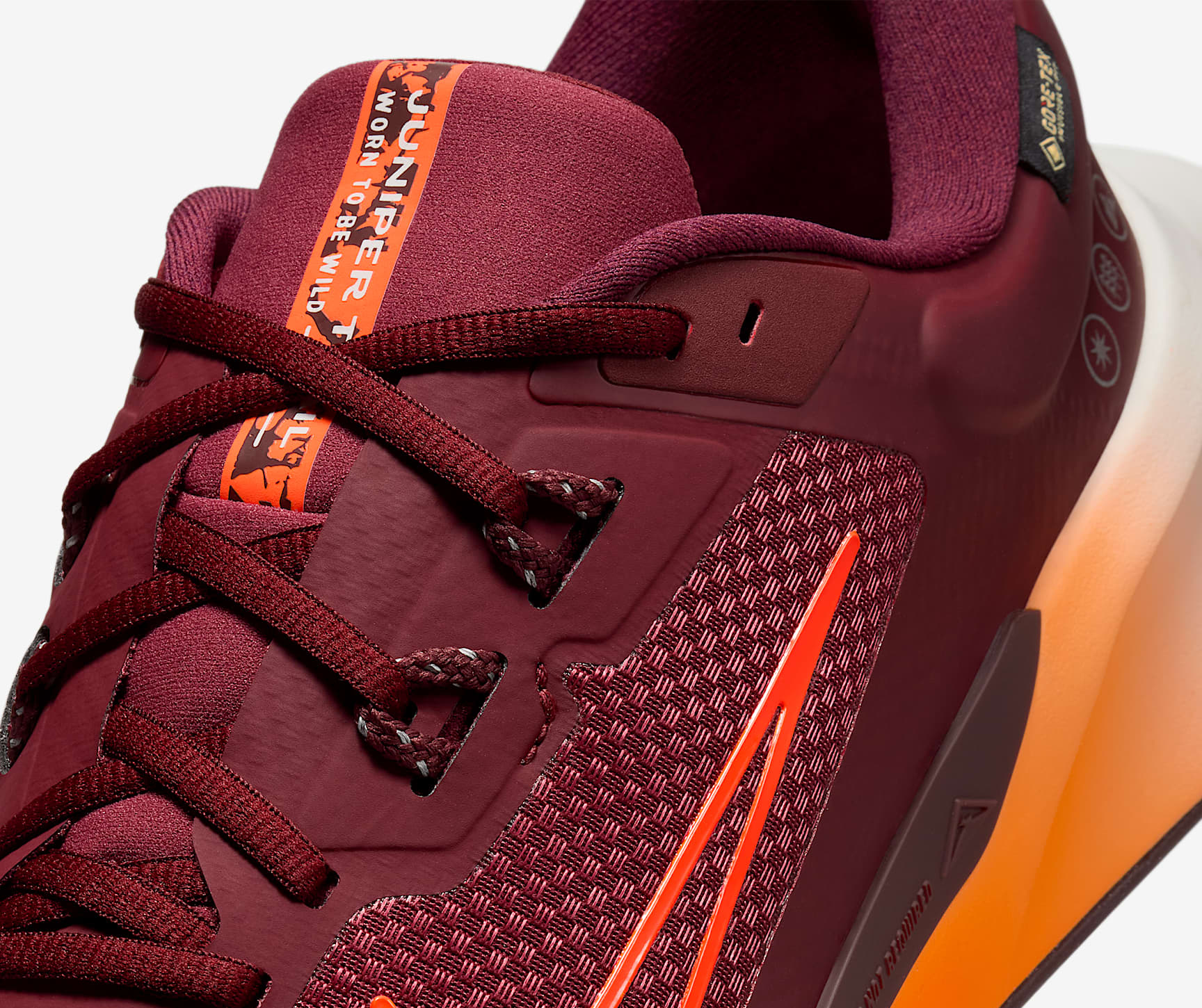 Alternative view of Giày Nike Juniper Trail 2 Gore-Tex 'Dark Team Red' HM9734-600