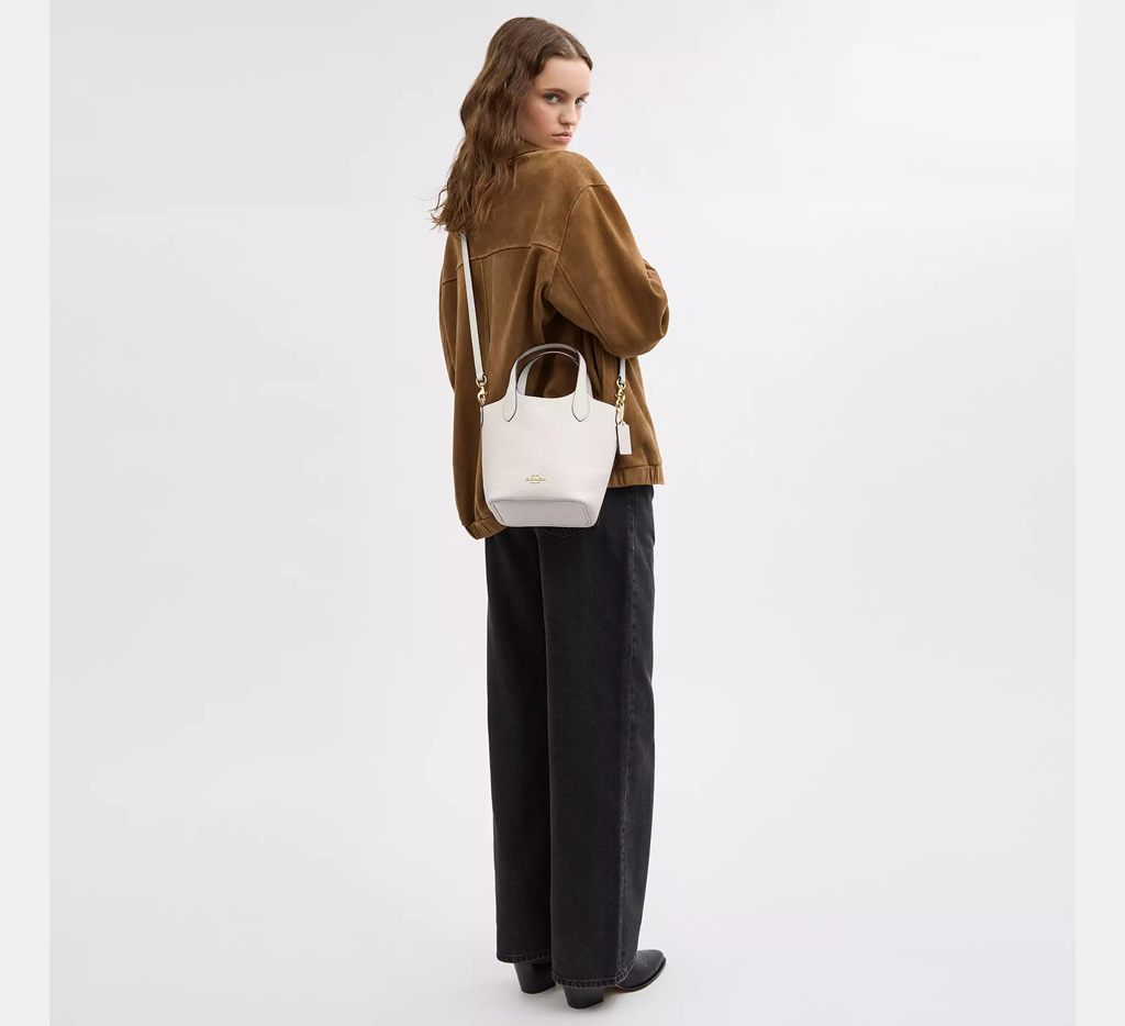 Alternative view of Túi Coach Hanna Bucket Bag 'White' CR168-IMCHK