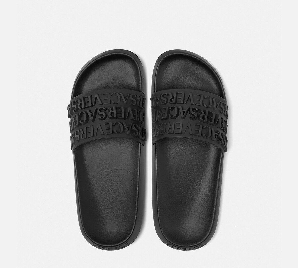Alternative view of Dép Versace Logo Sliders 'Black' 1008730-1A05628-1B000
