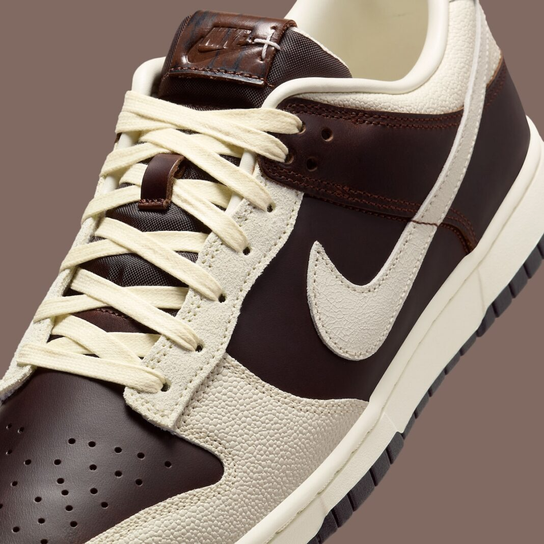Alternative view of Giày Nike Dunk Low Retro 'Fauna Brown Soft Pearl' IH7333-200