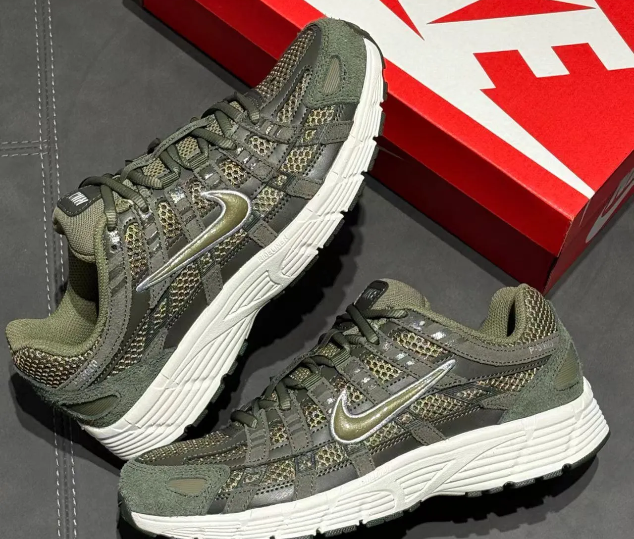 Alternative view of Giày Nike P-6000 SE 'Sequoia Medium Olive' HF0015-301