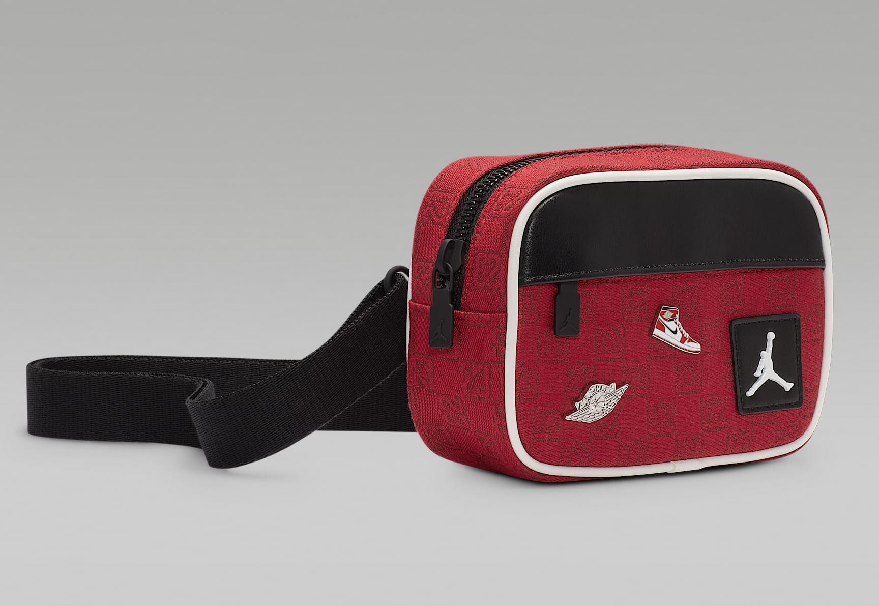 Túi Nike Jordan 23 Monogram Camera Bag 'Varsity Red' HQ7569-636 - Ảnh 5