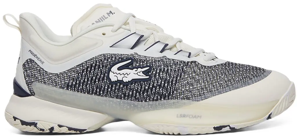 Giày Lacoste AG-LT23 Ultra x Daniil Medvedev 'White Grey' 49SMA0090-WN1