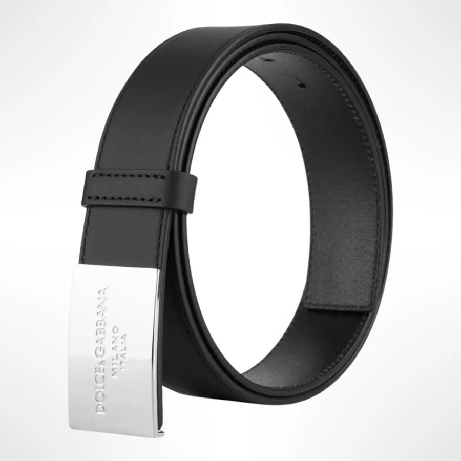 Alternative view of Thắt Lưng Dolce & Gabbana Classic Silver Metal 'Black' BC3624-B5382