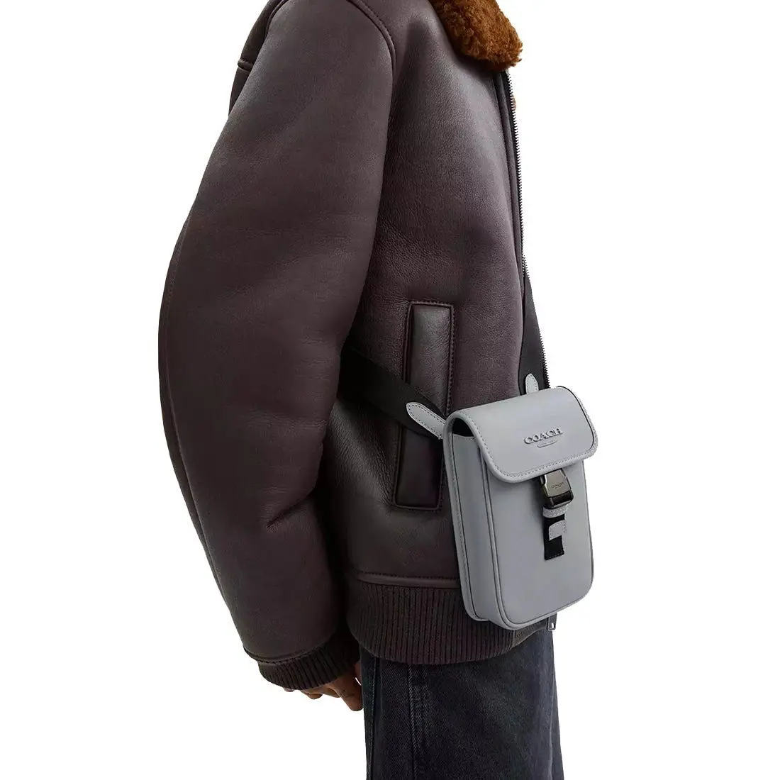 Alternative view of Túi Coach Crossbody Bag 'Grey' CT886-QBN19