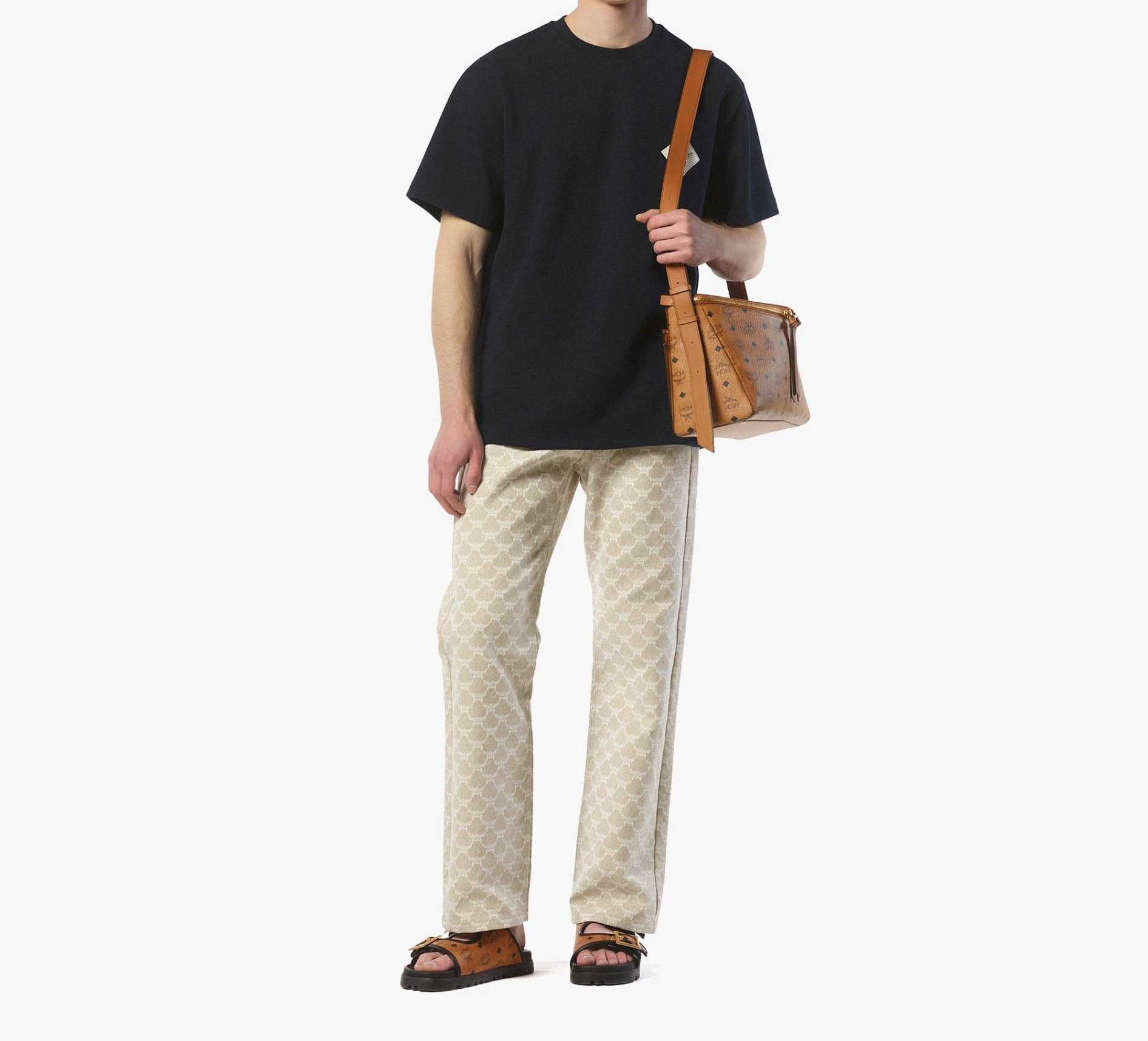 Alternative view of Túi MCM Diamant 3D Shoulder Bag 'Cognac' MWSFSAK02CO001