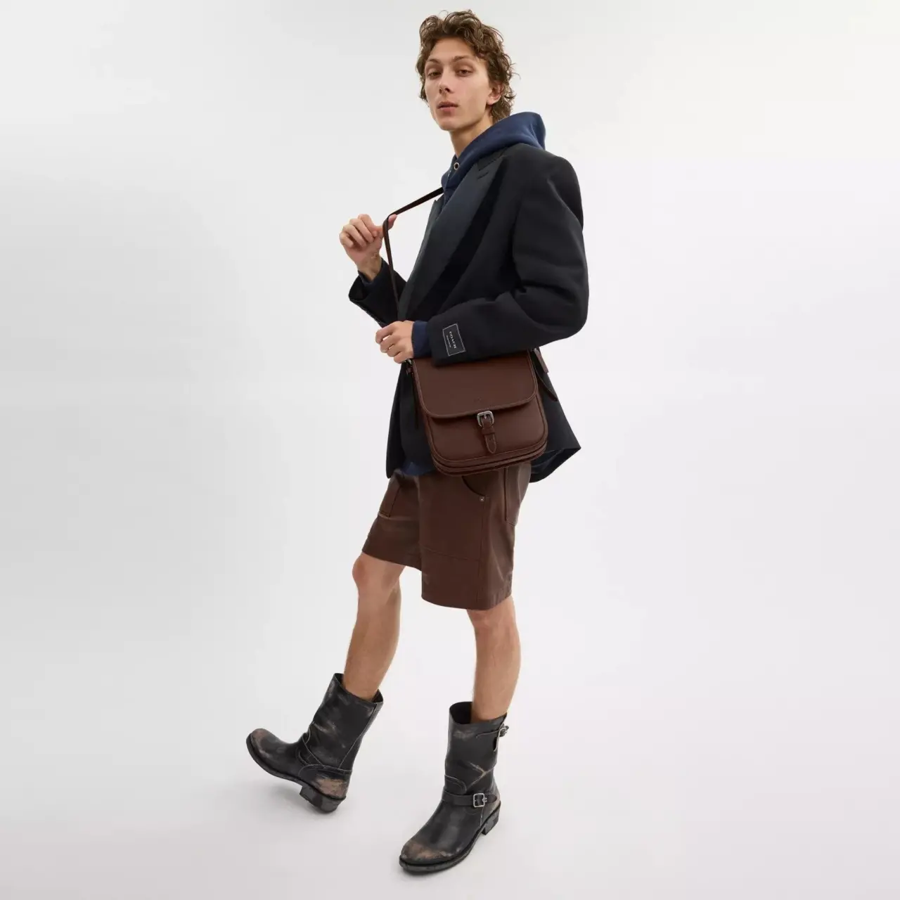 Alternative view of Túi Coach Hitch Flap Crossbody Bag 'Maple' CV979-MPL