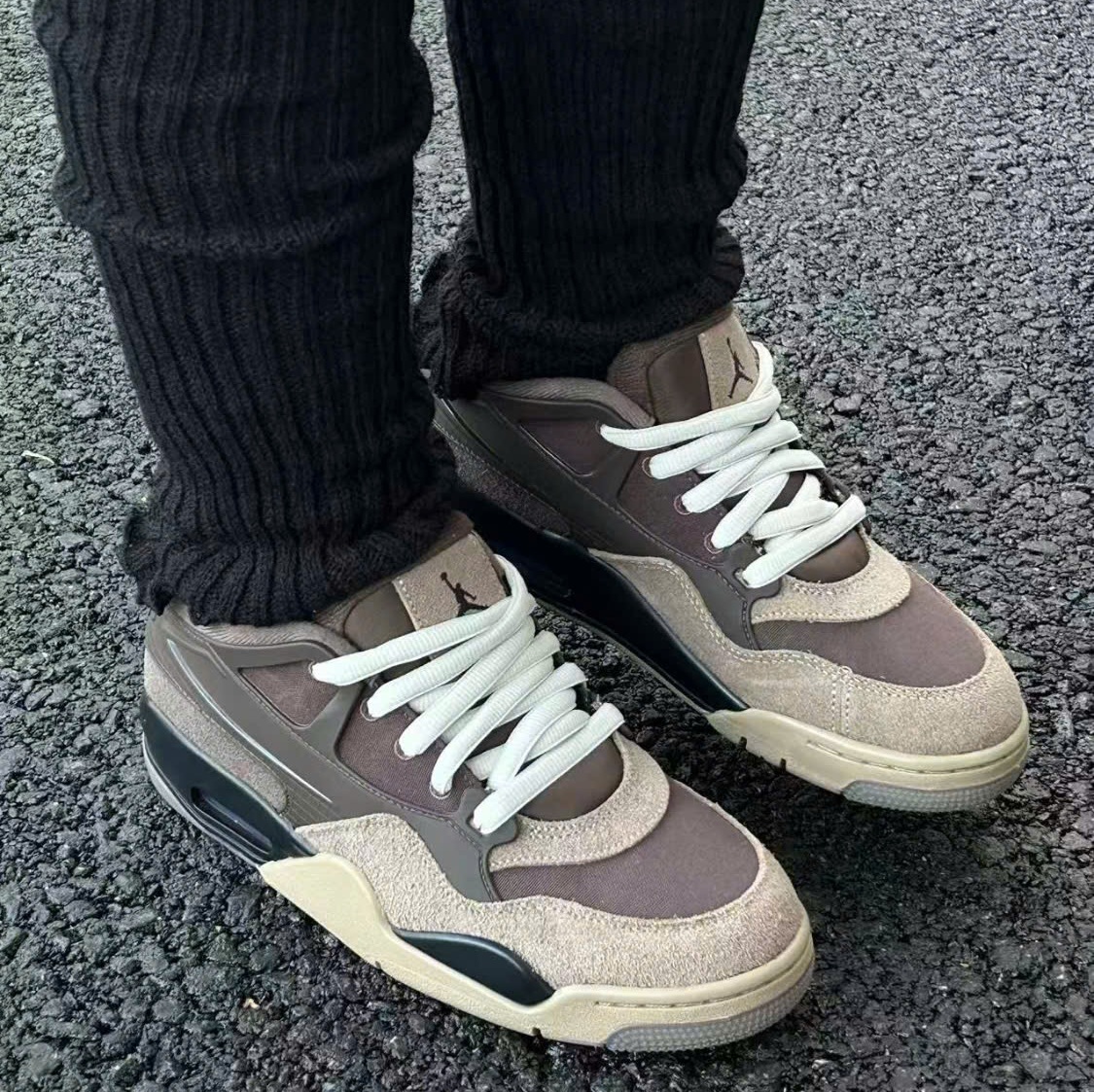 Alternative view of Giày Nike Air Jordan 4 RM 'Grey Black' FQ7938-022