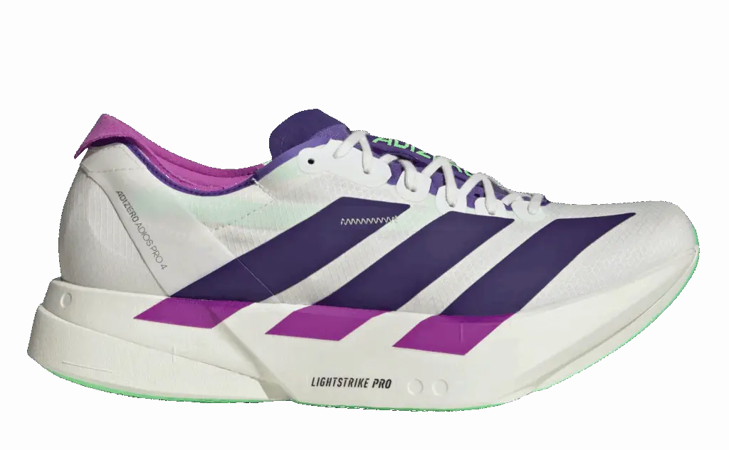 Giày Adidas Adizero Adios Pro 4 'White Purple' JR1656