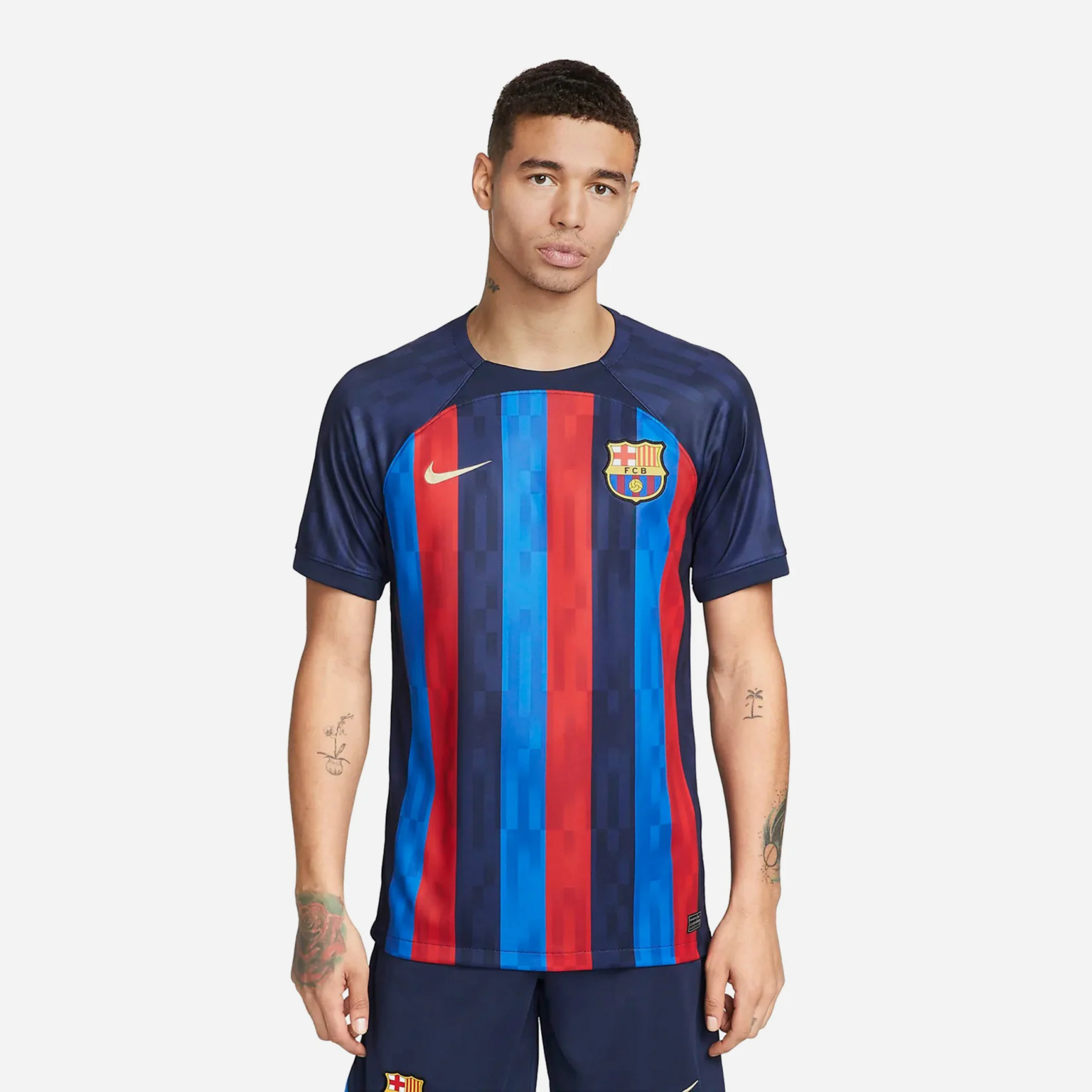 Alternative view of Áo Nike Dri-Fit F.C. Barcelona 2022/23 ‘Green Navy’ DM1840-452
