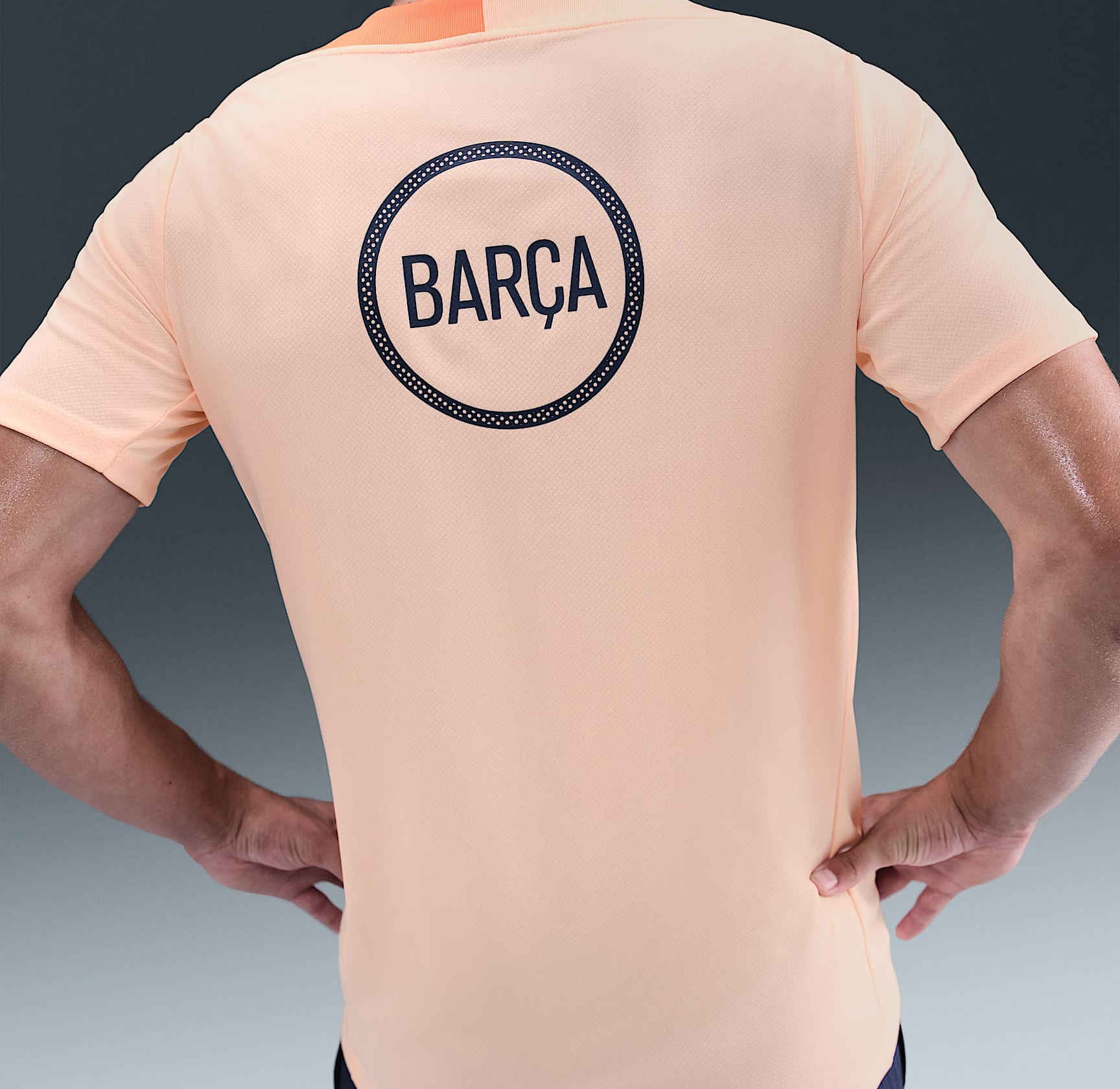 Alternative view of Áo Nike FC Barcelona Strike Top 25/26 'Crimson Tint' HM3344-808