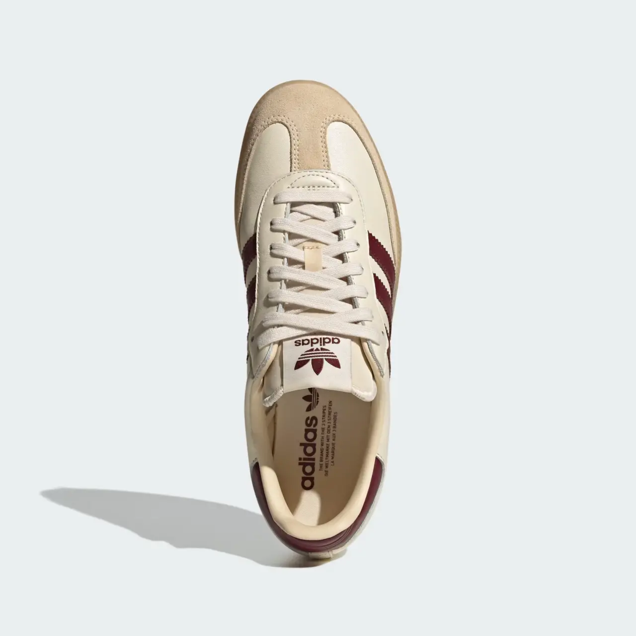 Alternative view of Giày Adidas Samba OG 'Wonder White Shadow Red' JS3830