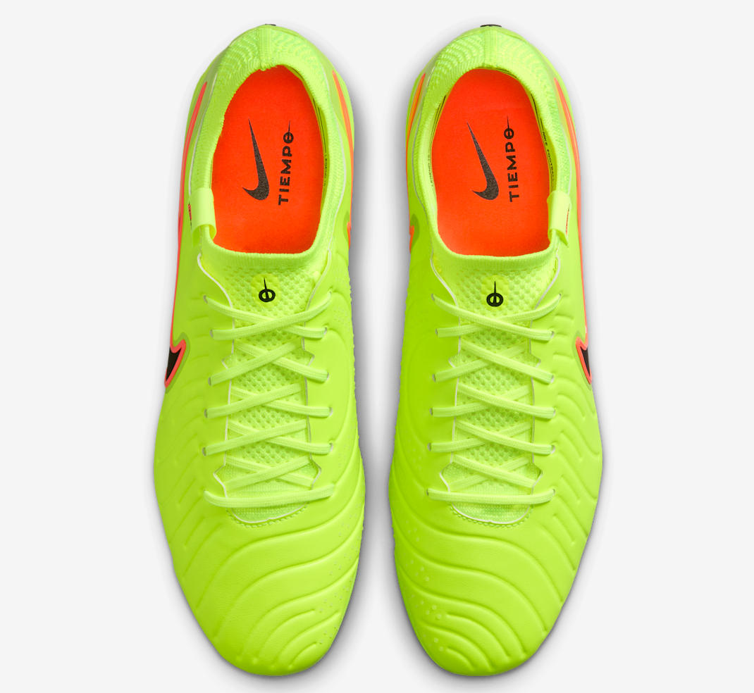 Alternative view of Giày Nike Tiempo Legend 10 Elite FG 'Volt Black' DV4328-701