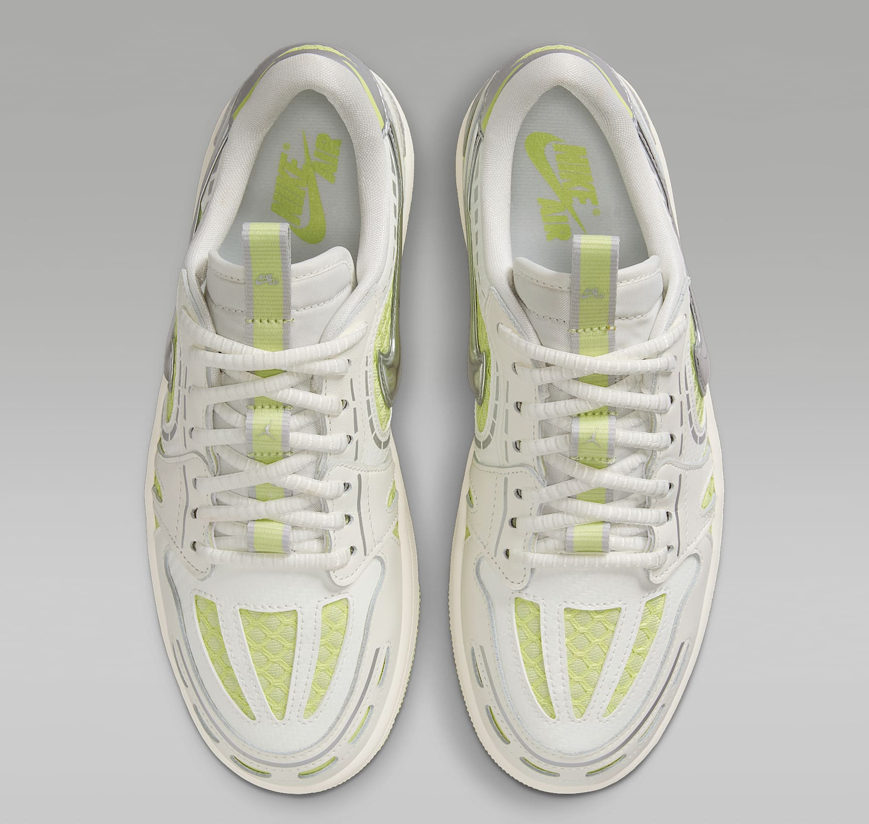 Giày Nike Air Jordan 1 Low 'Sail Luminous Green' HQ2186-130 - Ảnh 3