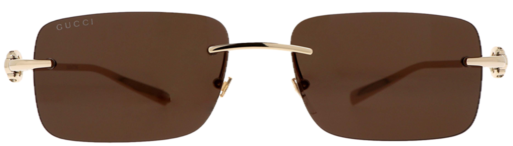 Kính Gucci Endura Rectangular Sunglasses ‘Gold’ GG1703S-004