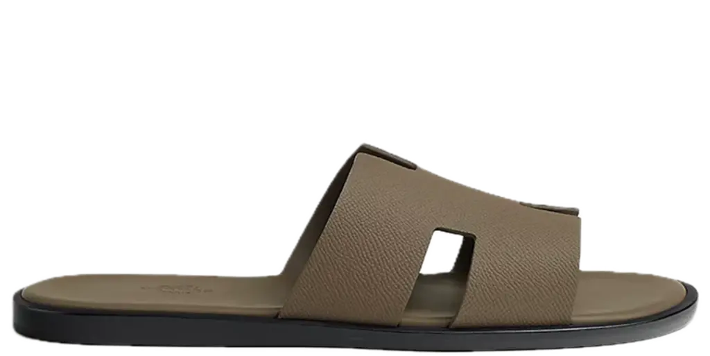 Dép Hermes Izmir 'Brown' H221824ZHX4475