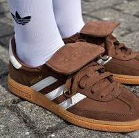 Alternative view of Giày Adidas Handball Spezial LT 'Brown Cream White' JR4879