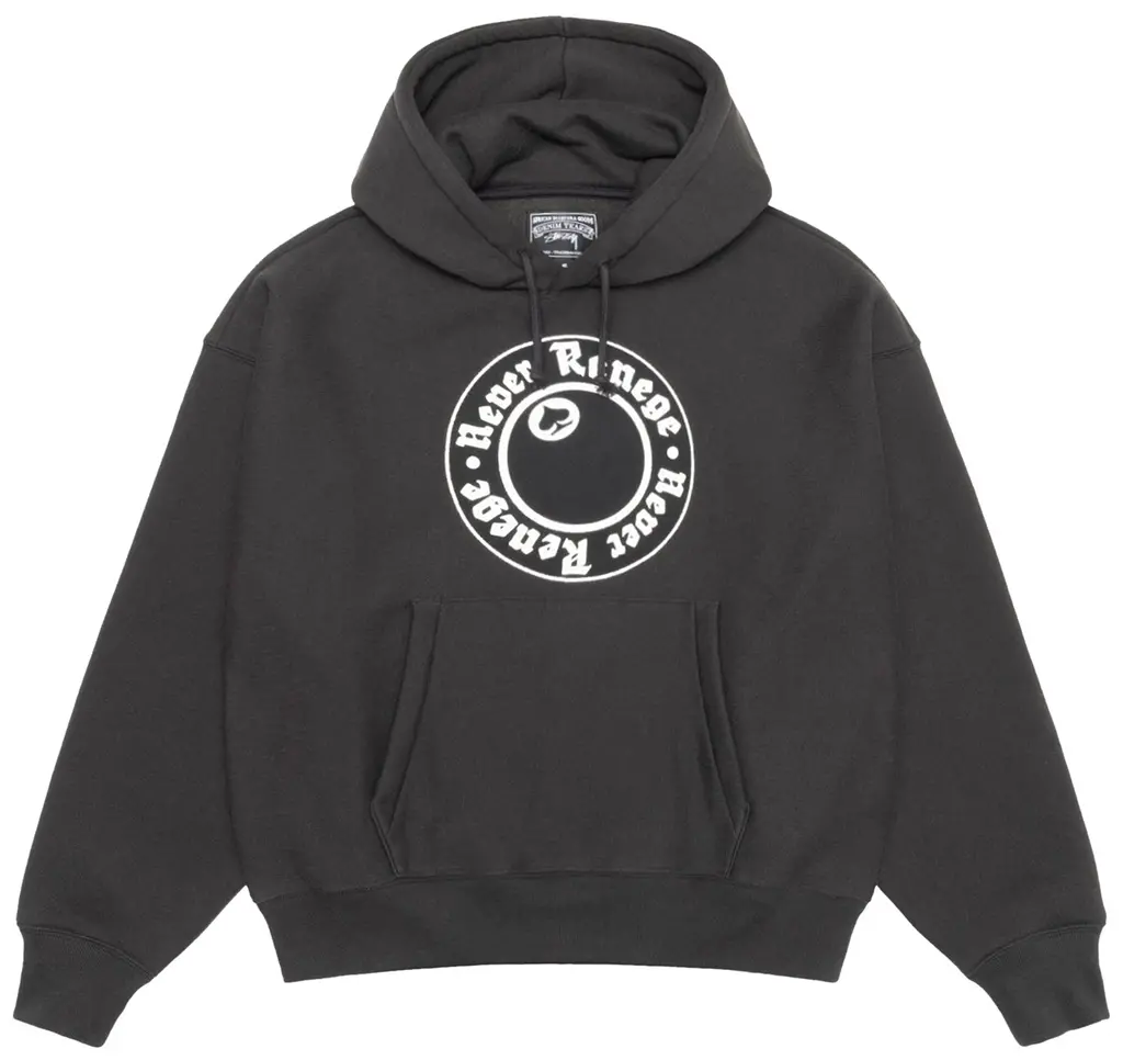 Áo Stussy x Denim Tears Graphic Hoodie 'Black' 318050