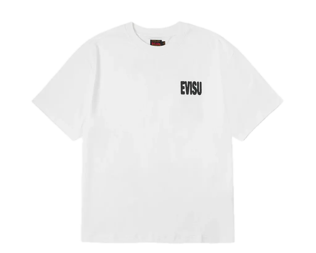 Áo Evisu Graffiti-style Daicock 'White' 2EAHTM5TS7012RXCT