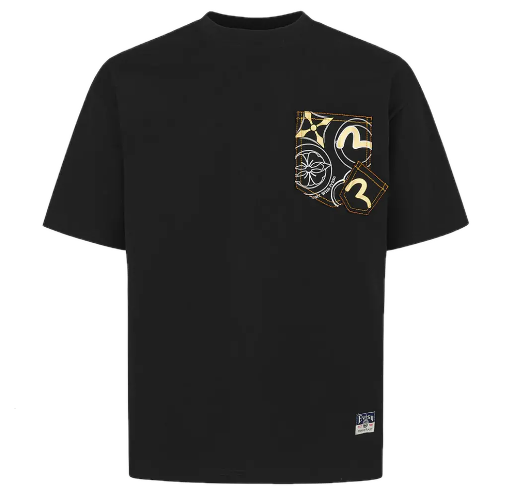Áo Evisu Multi-Pocket 'Black' 2ESHTM5TS1151LFCT