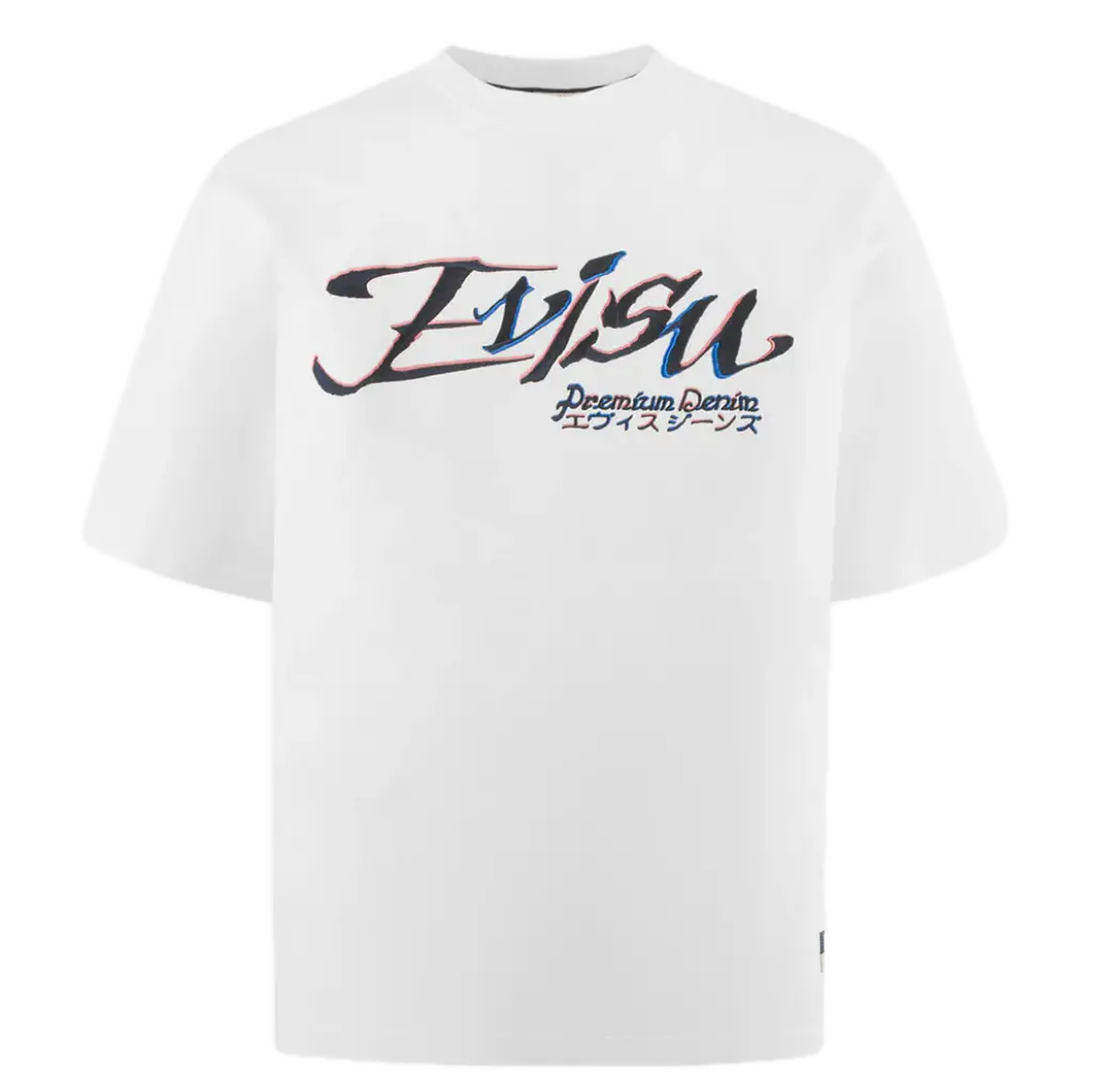 Áo Evisu Logo and Kamon 'White' 2ESHTM5TS1218LFCT