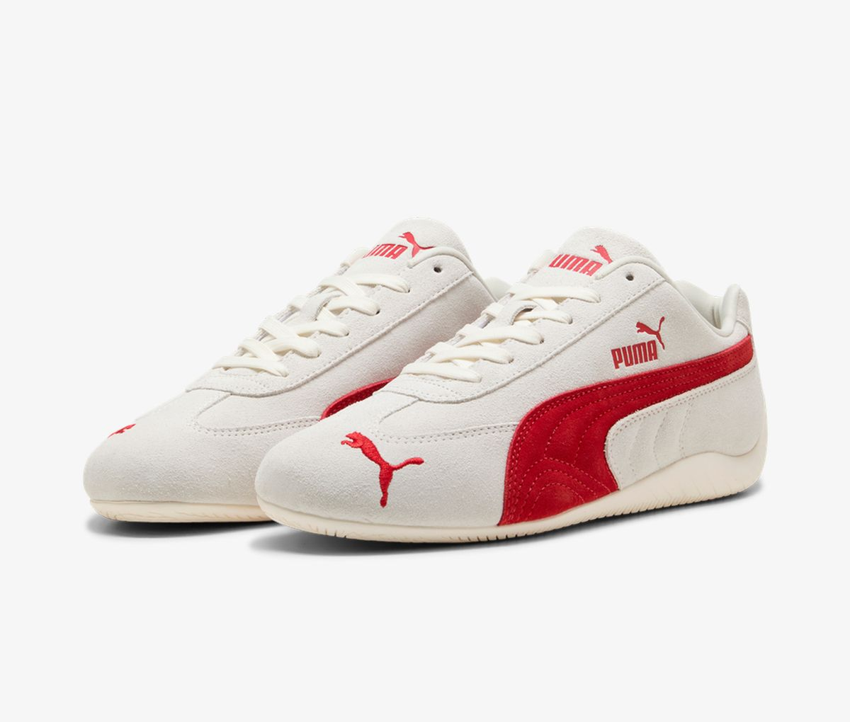 Alternative view of Giày Puma Speedcat OG 'Vapor Gray For All Time Red' 398846-49