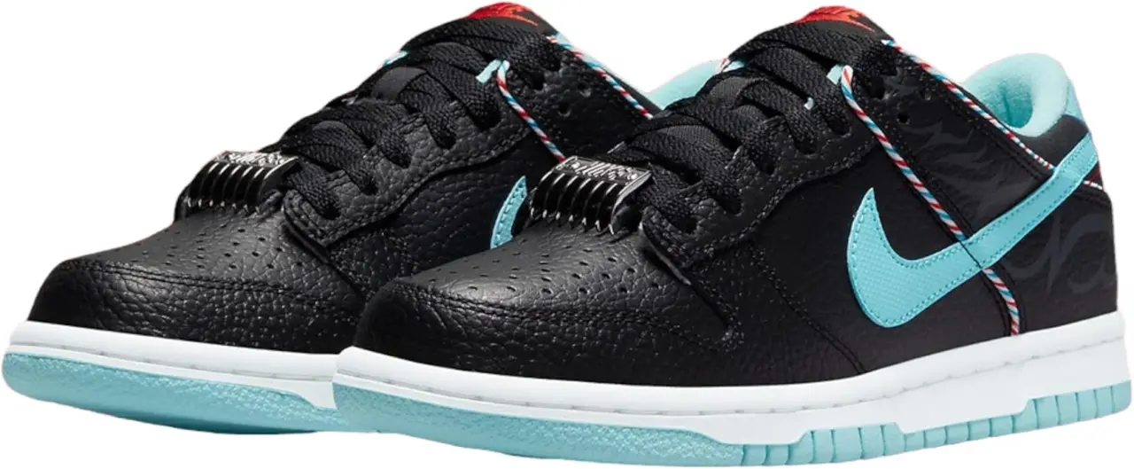 Alternative view of Giày Nike Dunk Low SE 'Barber Shop Black' DN3351-001