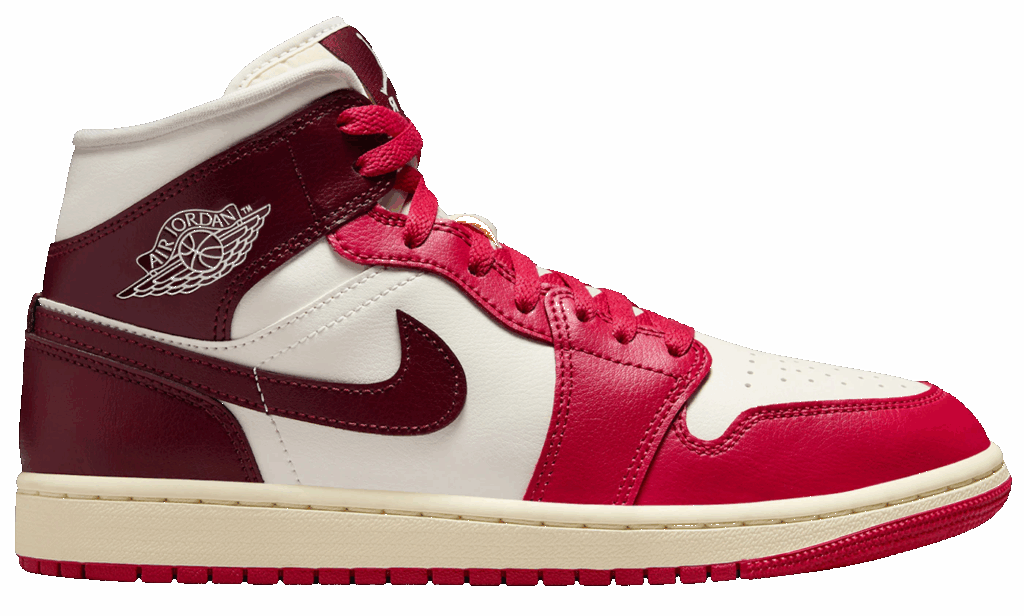 Giày Nike Air Jordan 1 Mid 'Sail Mystic Hibiscus' BQ6472-119