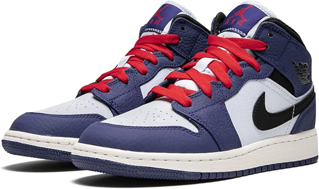 Alternative view of Giày Nike Air Jordan 1 Mid SE 'Deep Royal' BQ6931-400