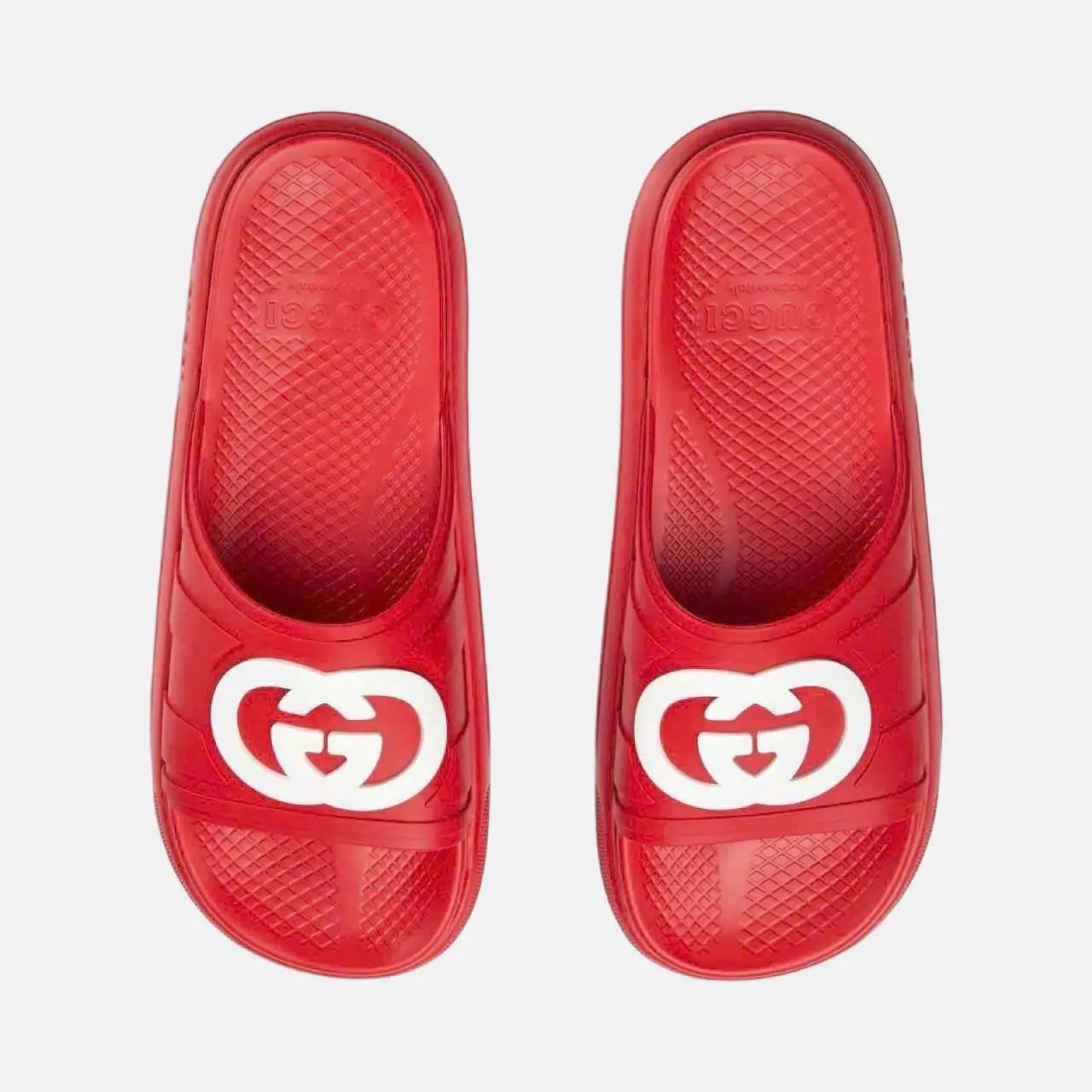Alternative view of Dép Gucci Interlocking G Slide ‘Red’ 780296-J8700-6508