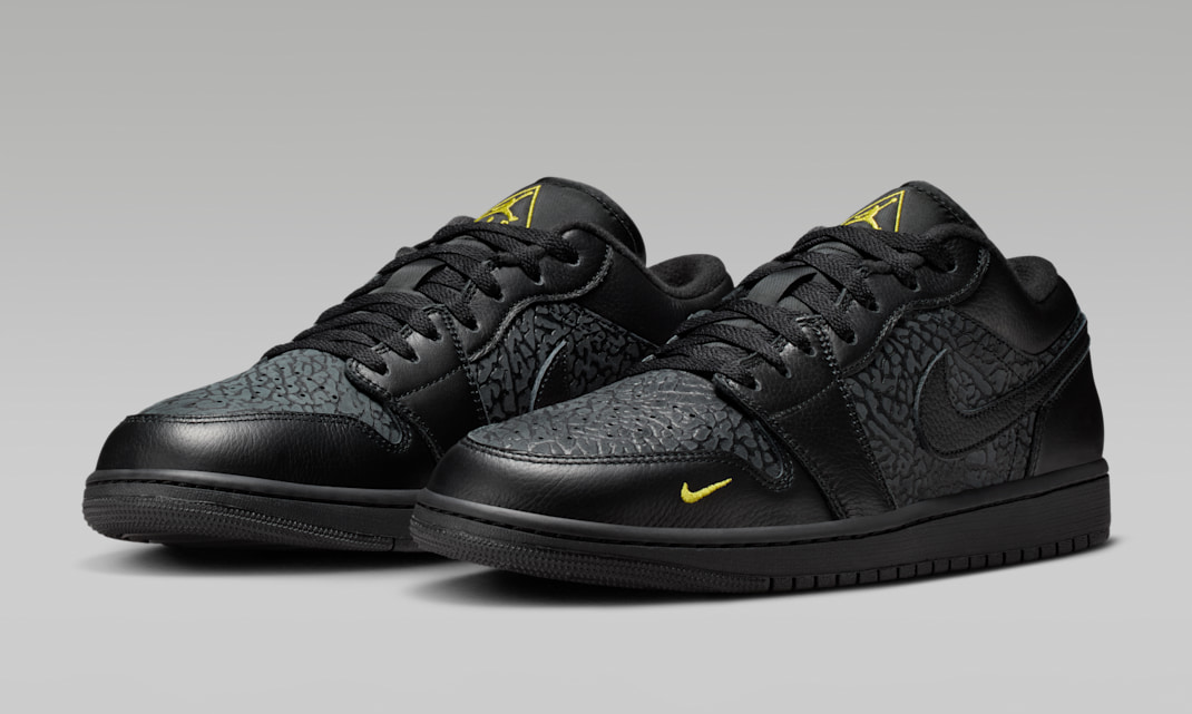 Giày Nike Air Jordan 1 Low 'Black Elephant Print' IM6568-010 - Ảnh 4
