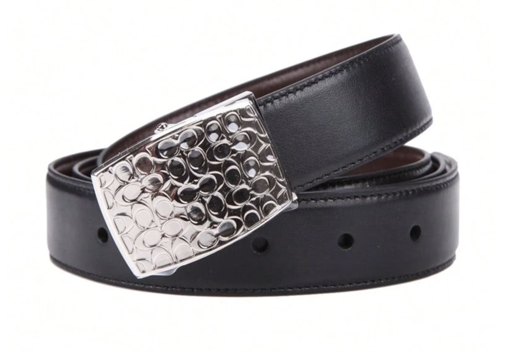 Alternative view of Thắt lưng Coach Versatile Leather Belt 'Black' F65186-AQ0