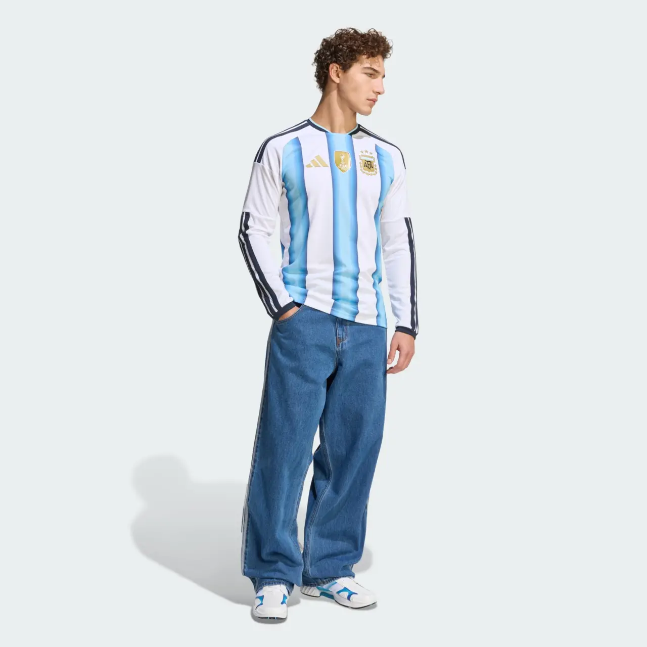 Alternative view of Áo Adidas Argentina 26 Home ‘White’ KA8126