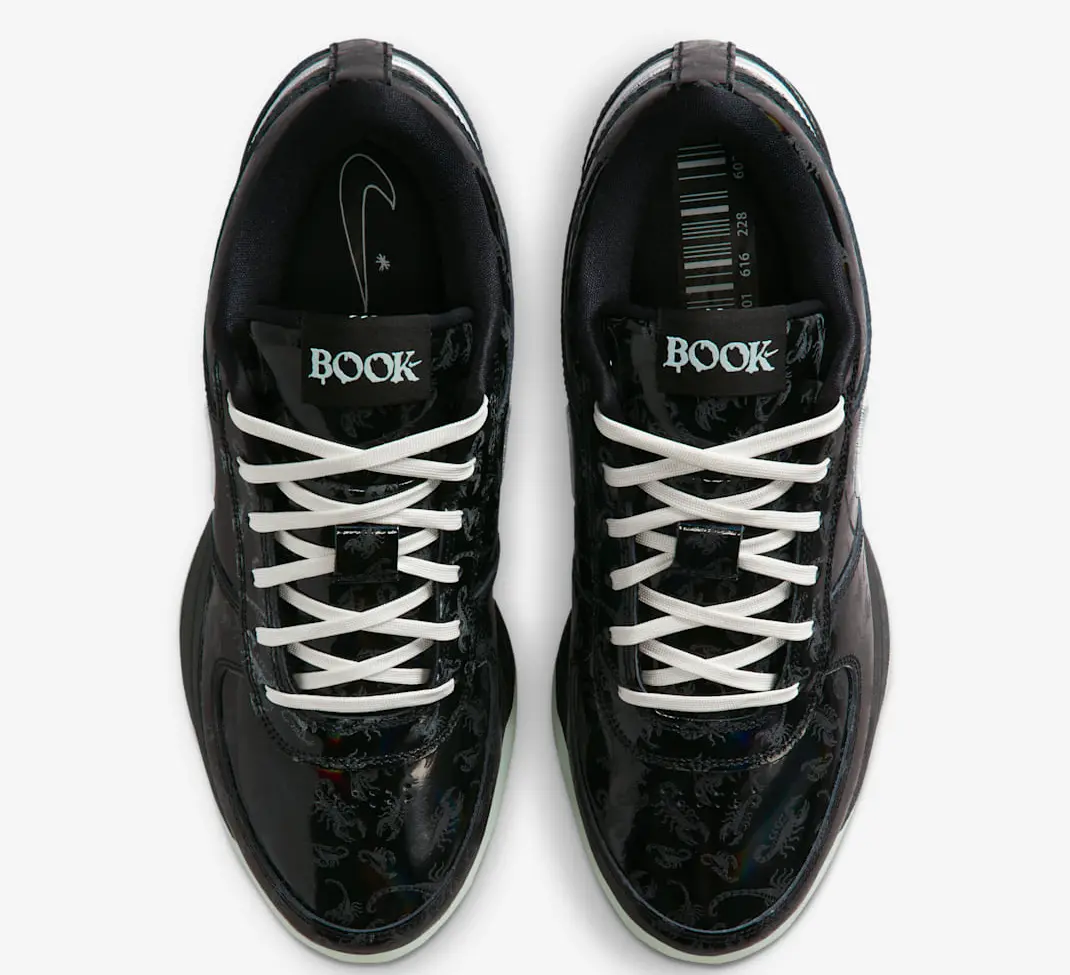 Alternative view of Giày Nike Book 1 Halloween ‘Black’ IM7615-001