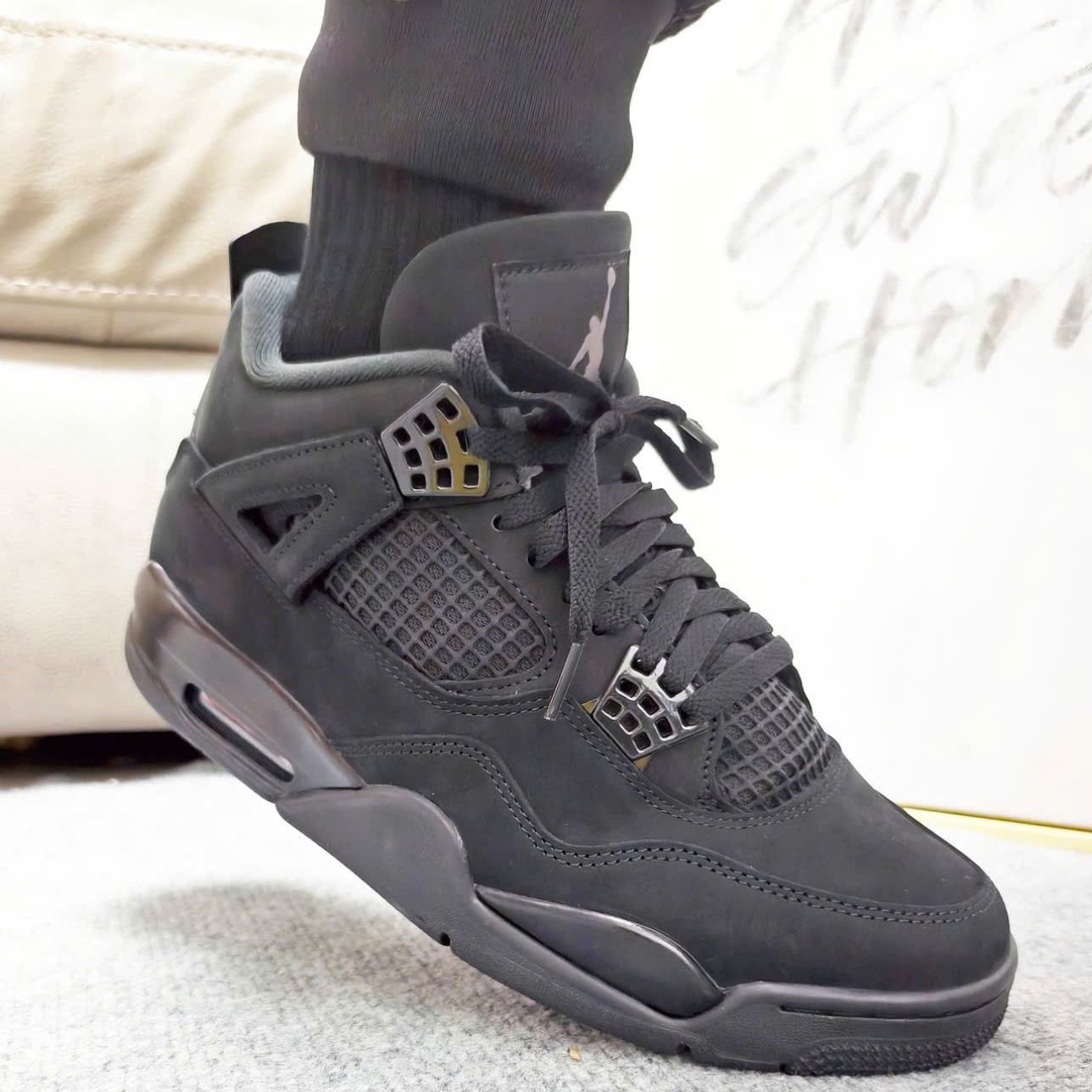 Giày Nike Air Jordan 4 'Black Cat' FV5029-010 - Ảnh 3