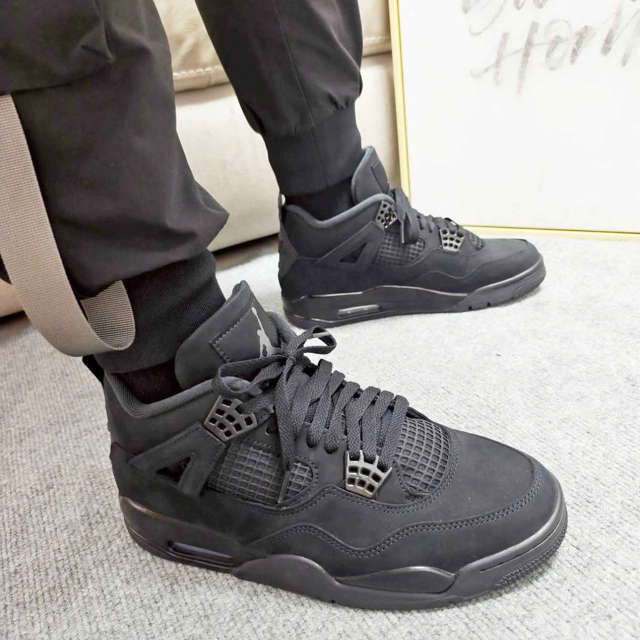 Giày Nike Air Jordan 4 'Black Cat' FV5029-010 - Ảnh 4