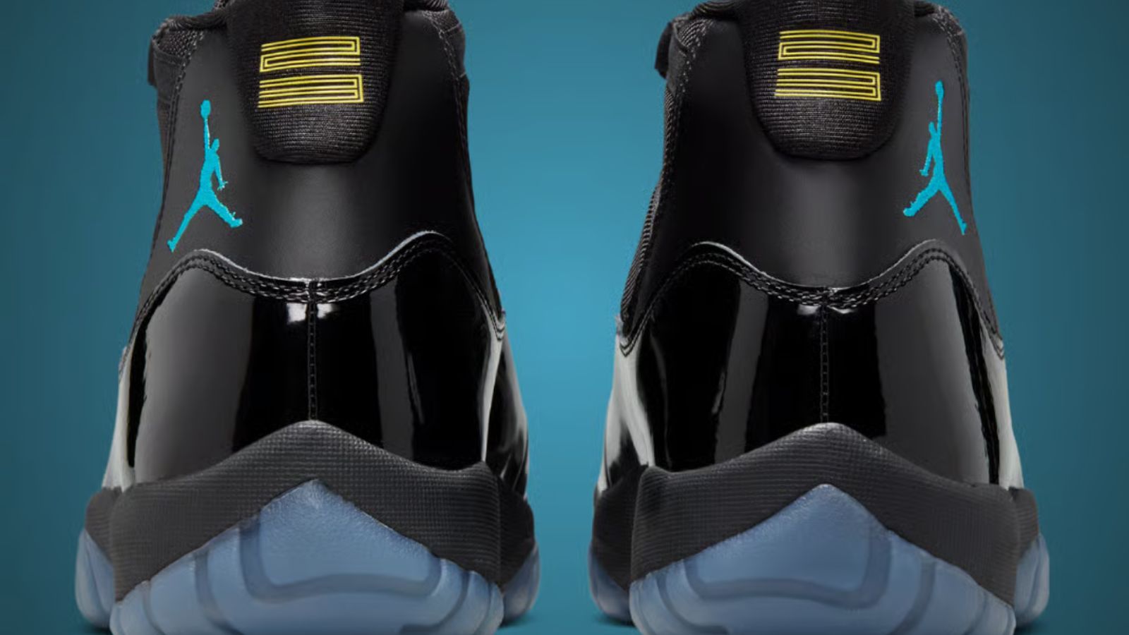 Hinh anh 7: Air Jordan 11 Retro 'Gamma Blue' voi thiet ke den va chi tiet xanh lam