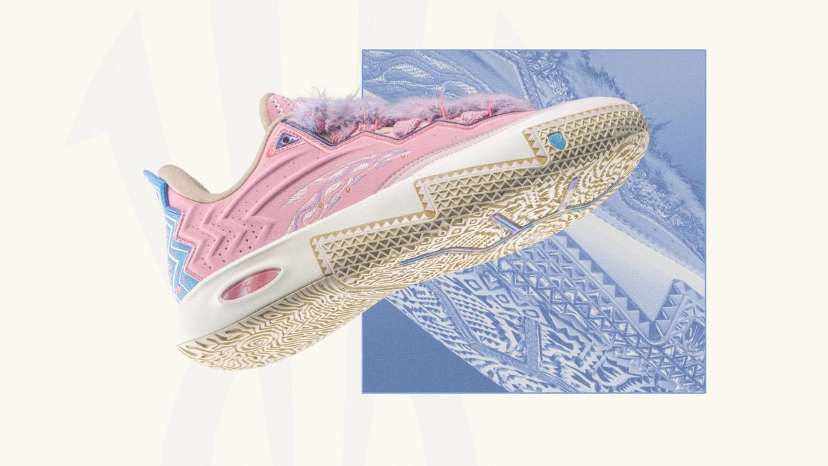 Doi giay ANTA Kai 2 'Azurie' cua Kyrie Irving voi mau xanh ngoc, ton vinh con gai Azurie Elizabeth Irving.