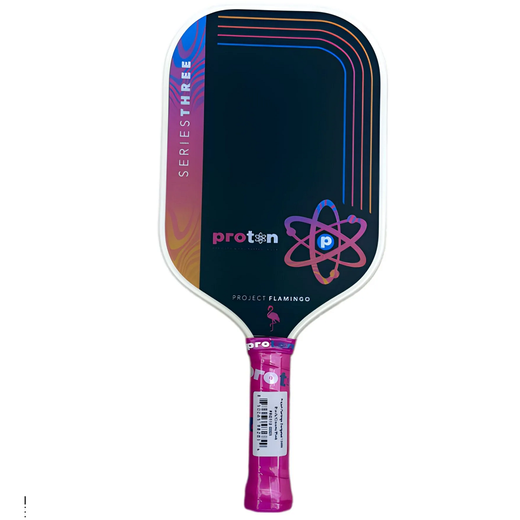 Vợt Pickleball Proton Flamingo 13mm Elongated Limited Edition 'Cream Pink'