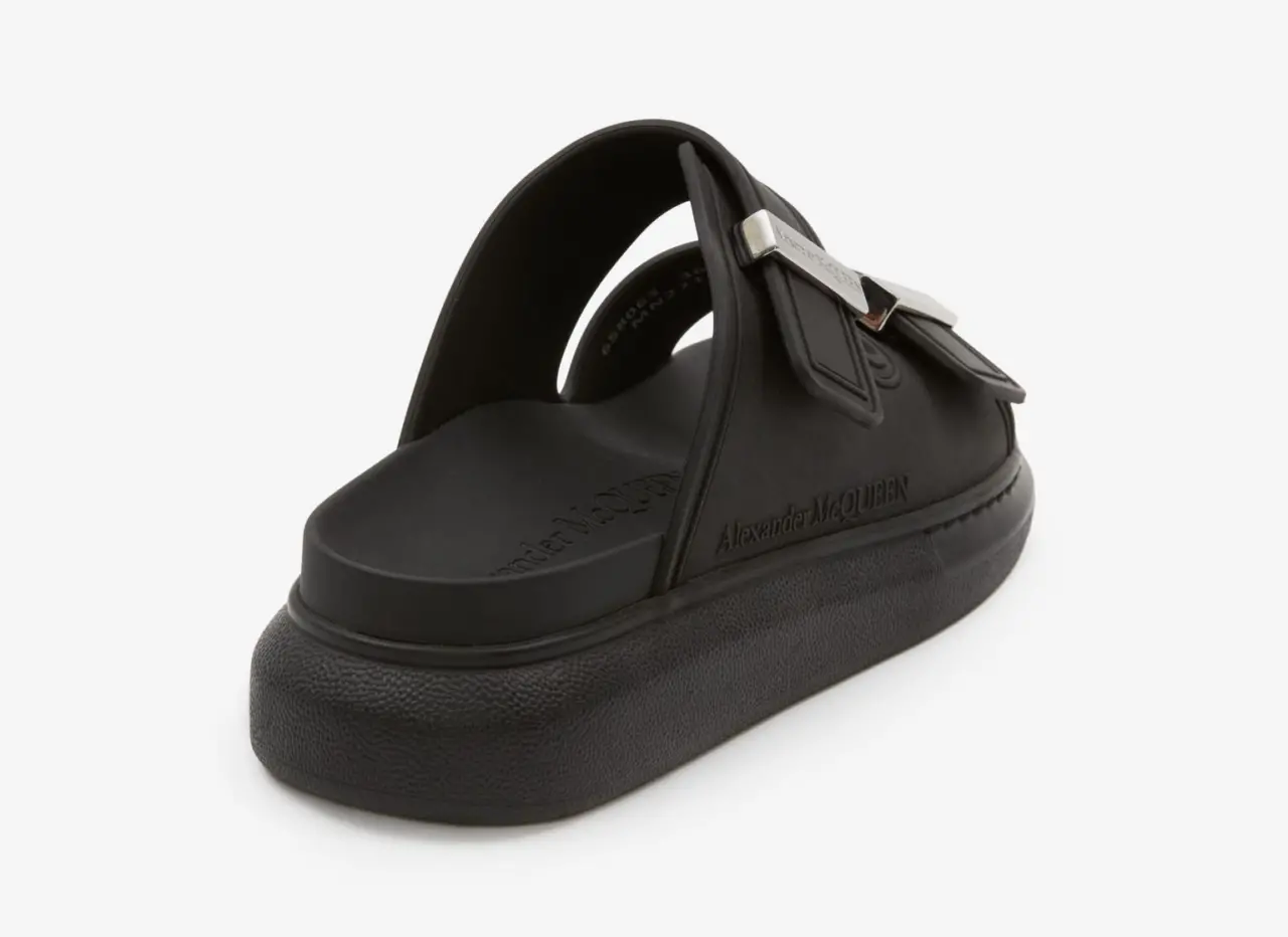 Alternative view of Dép Alexander McQueen Hybrid 'Black’ 658063W4Z511081