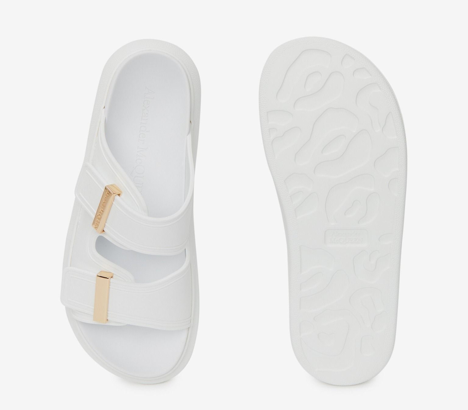 Dép Alexander McQueen Hybrid ‘Ivory’ 658063W4Z529339 - Ảnh 4