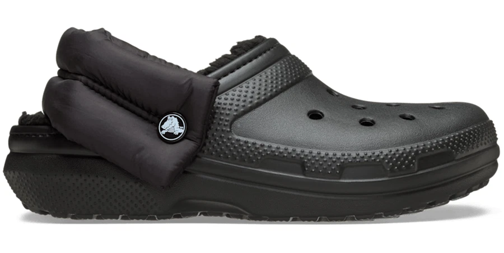Dép Crocs Puff Strap Lined Clogs 'Black' 211979-001