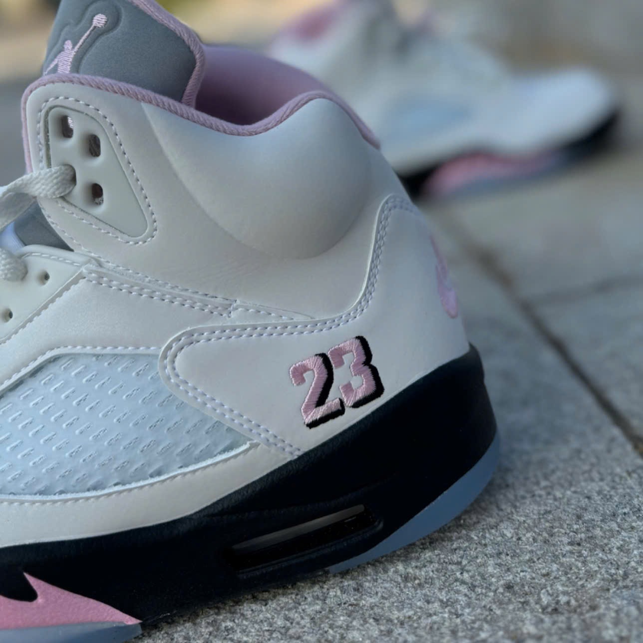 Giày Nike Air Jordan 5 Retro ‘White’ HQ7980-102 - Ảnh 4